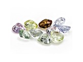 Multi-Color Sapphire 4mm Heart Shape Parcel 3.00ctw