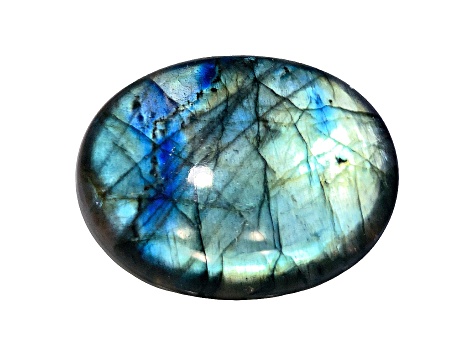 Labradorite 32.8x26.01mm Oval Cabochon 49.30ct