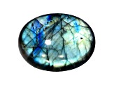 Labradorite 32.8x26.01mm Oval Cabochon 49.30ct