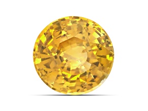 Yellow Sapphire 9.7mm Round 3.90ct