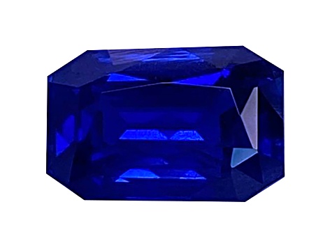 Sapphire Loose Gemstone Unheated  11x7.3mm Emerald Cut 5.15ct