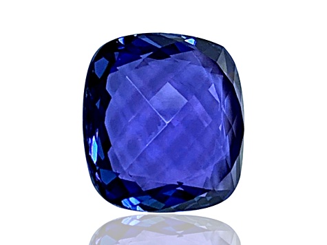 Tanzanite 13mm Square Cushion Checkerboard Cut 8.19ct - 12V5YA | JTV.com