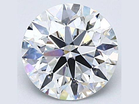 3.01ct White Round Mined Diamond E Color, VS1, GIA Certified