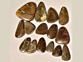 Australian Boulder Opal Free-Form Cabochon Set of 15 176.00ctw