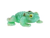 Chrysoprase Frog Carving 1.93x1.96x0.72 Inch 45.63g