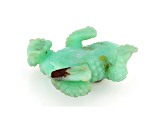 Chrysoprase Frog Carving 1.93x1.96x0.72 Inch 45.63g