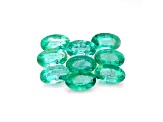 Ethiopian Emerald 5x3mm Oval Set of 9 2.10ctw