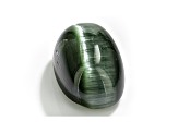 Green Tourmaline Cat's Eye 11.4x7.5mm Oval Cabochon 4.85ct