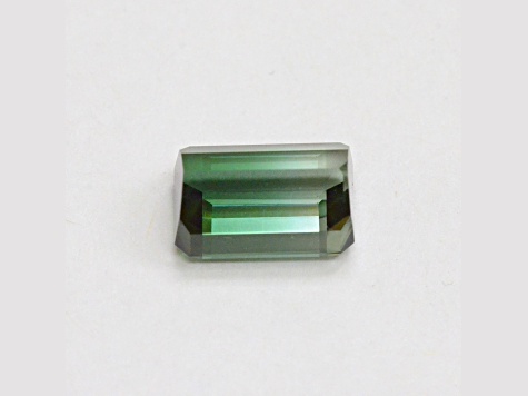 Bi-Color Tourmaline 11.4x7.4mm Emerald Cut 5.36ct
