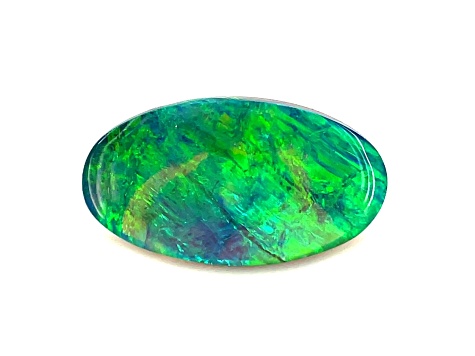 Black Opal 11.7x6.6mm Oval Cabochon 1.03ct