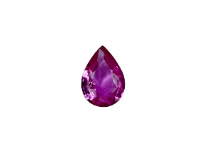 Pink Sapphire Loose Gemstone Unheated 12x8.4mm Pear Shape 3.55ct