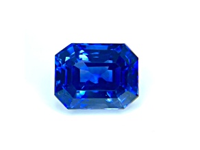Sapphire 10.65x8.42mm Emerald Cut 6.01ct