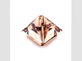 Natural Mocha brown diamond 4.72x4.67mm Princess Cut 0.75ct