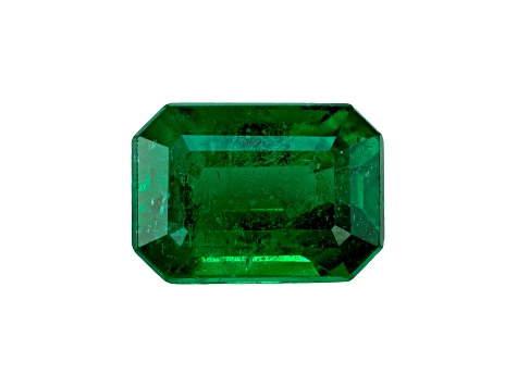 Zambain Emerald 7x5mm Emerald Cut 0.98ct