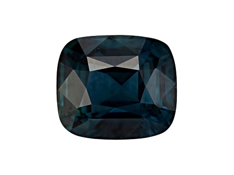 Blue-Green Sapphire Loose Gemstone 7.4x6.4mm Cushion 2.03ct