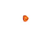 Spessartite 6.6x6.6mm Heart 1.48ct
