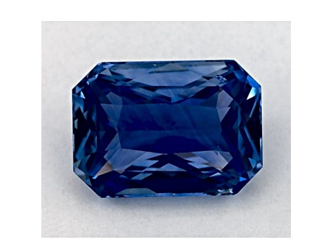 Sapphire Loose Gemstone 9.7x6.9mm Emerald Cut 3.02ct