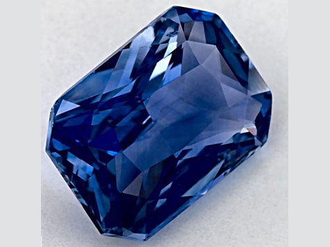 Sapphire Loose Gemstone 9.7x6.9mm Emerald Cut 3.02ct