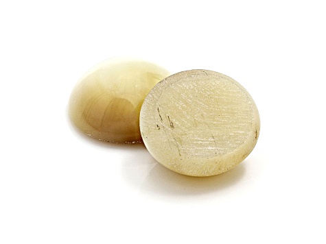 Opal Cat's Eye 10x9mm Oval Cabochon Matched Pair 4.94ctw