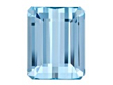 Aquamarine 10.8x8.6mm Emerald Cut 4.80ct