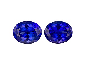 Tanzanite 9x7mm Oval Matched Pair 4.27ctw