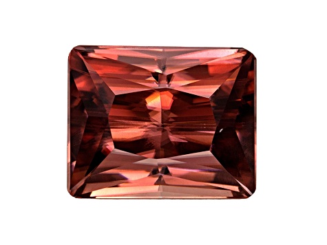 Brown Zircon 9x7.3mm Radiant Cut 4.88ct