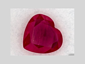 Ruby 6.15x5.95mm Heart Shape 0.61ct