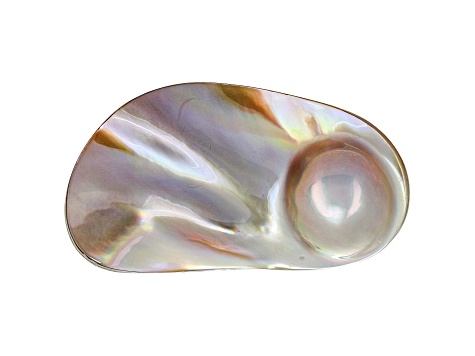 Cultured Saltwater Blister Pearl 49x27.5mm