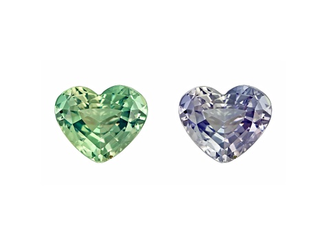 Alexandrite 5.9x4.9mm Heart Shape 0.62ct