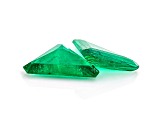 Colombian Emerald 10x7mm Fancy Trillion Matched Pair 1.81ctw