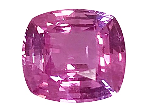 Pink Sapphire Loose Gemstone 7.9x7.3mm Cushion 2.08ct