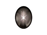 Black Star Sapphire 10x8mm Oval Cabochon 4.00ct