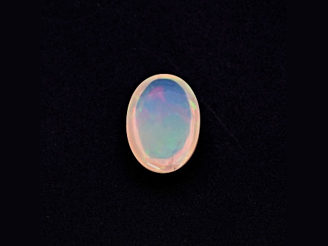 Ethiopian White Opal 14x10mm Oval 3.39ctw