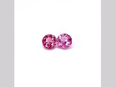 Rubellite 5mm Round Matched Pair 0.86ctw