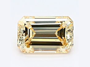 1.27ct Intense Yellow Emerald Cut Lab-Grown Diamond VS1 Clarity IGI Certified