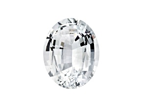 White Sapphire 5x4mm Oval 0.48ct