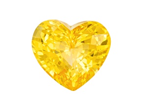Yellow Sapphire 7.5x6.8mm Heart Shape 1.71ct