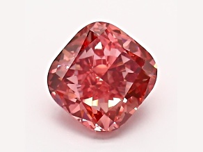1.09ct Vivid Pink Cushion Lab-Grown Diamond VS1 Clarity IGI Certified