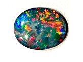 Opal on Ironstone 15x12mm Free-Form Doublet 4.43ct
