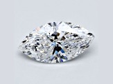 2.6ct White Marquise Mined Diamond D Color, SI2, GIA Certified
