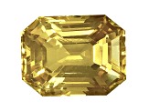 Yellow Sapphire Loose Gemstone Unheated 15.1x11.7mm Emerald Cut 16.34ct