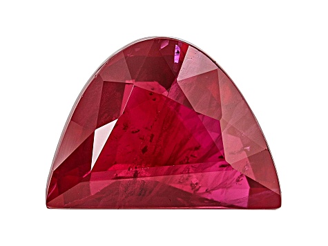 Ruby 9.04x6.62mm Half Moon Shape 2.01ct