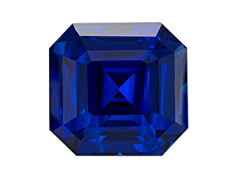 Sapphire Loose Gemstone 8.21x7.92mm Emerald Cut 4.05ct