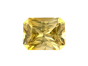Yellow Sapphire 8.6x6.7mm Emerald Cut 2.58ct