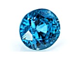 Blue Zircon 6.6x5.9mm Oval 1.95ct