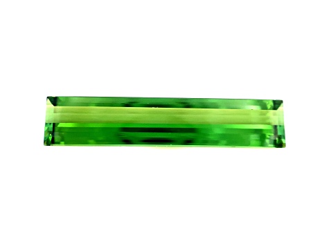 Green Tourmaline 33.8x7.1mm Emerald Cut 9.91ct