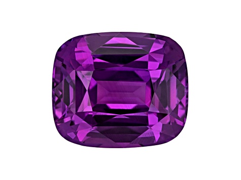 Purple Sapphire Loose Gemstone 8.6x7.3mm Cushion 3.07ct