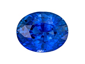 Sapphire Loose Gemstone 10.7x8.4mm Oval 4.10ct