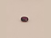 Ruby 7x6mm Oval 0.89ct