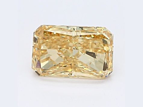 1.19ct Deep Yellow Radiant Cut Lab-Grown Diamond SI1 Clarity IGI Certified